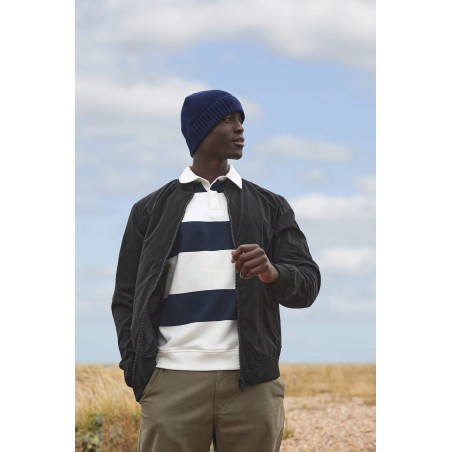 Bonnet en coton biologique avec patch technique Personnalisable | BCM Goodies - 3