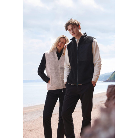 Gilet sherpa recyclé Personnalisable | BCM Goodies - 1