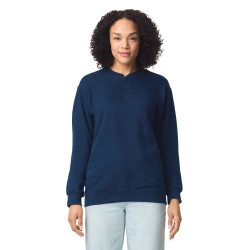 Sweat-shirt en molleton 1/4 zip Personnalisable | BCM Goodies - 2