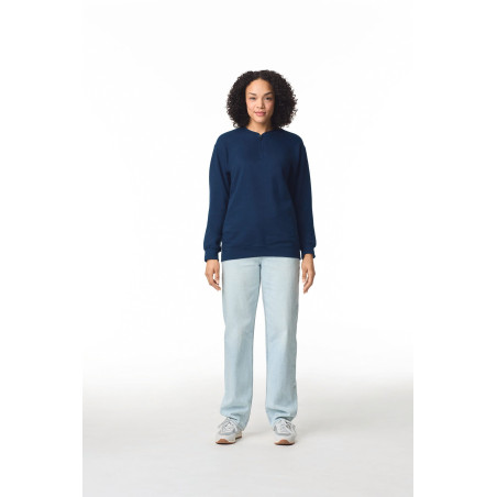 Sweat-shirt en molleton 1/4 zip Personnalisable | BCM Goodies - 1