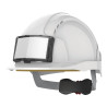 Casque de sécurité EVOLite® avec porte badge, ventilé, serrage crémaillère Personnalisable | BCM Goodies - 1
