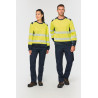 Sweat-shirt de sécurité recyclé col rond unisexe Personnalisable | BCM Goodies - 4