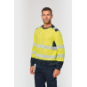 Sweat-shirt de sécurité recyclé col rond unisexe Personnalisable | BCM Goodies - 1