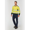 Sweat-shirt de sécurité recyclé col rond unisexe Personnalisable | BCM Goodies - 2