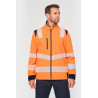 Veste softshell de sécurité recyclée avec manches détachables unisexe Personnalisable | BCM Goodies - 1
