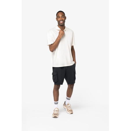 Polo écoresponsable maille piquée à épaules tombantes homme Personnalisable | BCM Goodies - 1