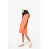 Robe t-shirt écoresponsable en éponge à épaules tombantes femme Personnalisable | BCM Goodies - 1