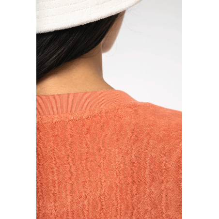 Robe t-shirt écoresponsable en éponge à épaules tombantes femme Personnalisable | BCM Goodies - 3