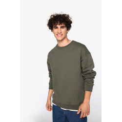 Sweat-shirt écoresponsable à col rond oversize unisexe Personnalisable | BCM Goodies - 4
