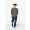 Sweat-shirt écoresponsable à col rond oversize unisexe Personnalisable | BCM Goodies - 1