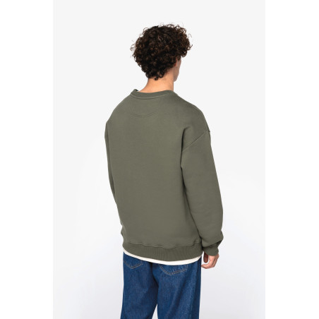 Sweat-shirt écoresponsable à col rond oversize unisexe Personnalisable | BCM Goodies - 3