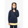 Sweat-shirt écoresponsable à capuche oversize enfant Personnalisable | BCM Goodies - 3