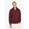 Sweat-shirt écoresponsable à col montant zippé homme Personnalisable | BCM Goodies - 4