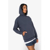 Sweat-shirt écoresponsable à capuche délavé oversize unisexe Personnalisable | BCM Goodies - 3
