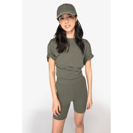 Short écoresponsable côtelé femme Personnalisable | BCM Goodies - 1