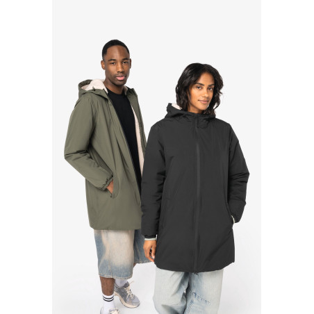 Veste écoresponsable imperméable doublée en sherpa unisexe Personnalisable | BCM Goodies - 4