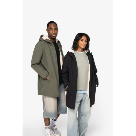 Veste écoresponsable imperméable doublée en sherpa unisexe Personnalisable | BCM Goodies - 1