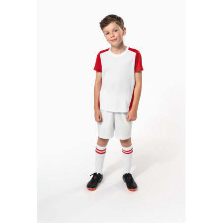 T-shirt de sport écoresponsable bicolore enfant Personnalisable | BCM Goodies - 3