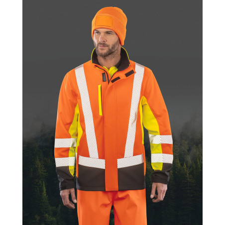 Veste softshell de sécurité recyclé 3 couches Personnalisable | BCM Goodies - 2