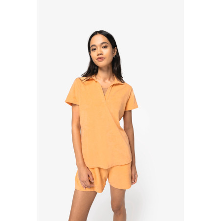 Polo écoresponsable en éponge femme Personnalisable | BCM Goodies - 2