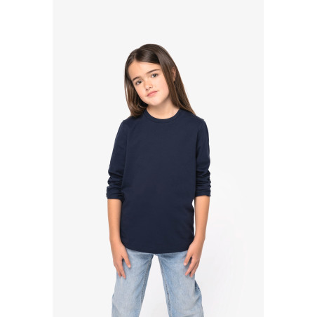 T-shirt écoresponsable manches longues enfant Personnalisable | BCM Goodies - 1