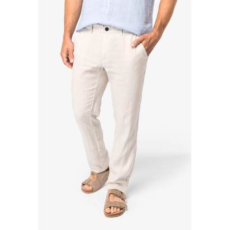 Pantalon en lin homme Personnalisable | BCM Goodies - 4