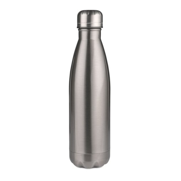 Bouteille isotherme SCREW blanche fond Argent - 500ml Personnalisable | BCM Goodies - 1