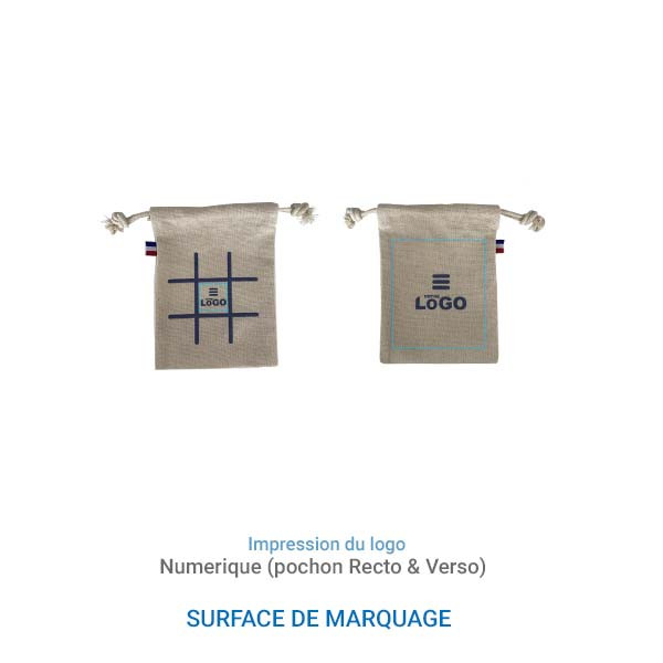 Pochon JEU DE MORPION - France Personnalisable | BCM Goodies - 2