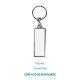 Porte-cl?s M?tallique rectangle M - Europe Personnalisable | BCM Goodies - 2