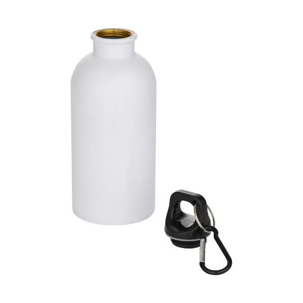 Bouteille d’eau Oregon de 400 ml en acier inoxydable recyclé à simple paroi certifié RCS Personnalisable | BCM Goodies - 1