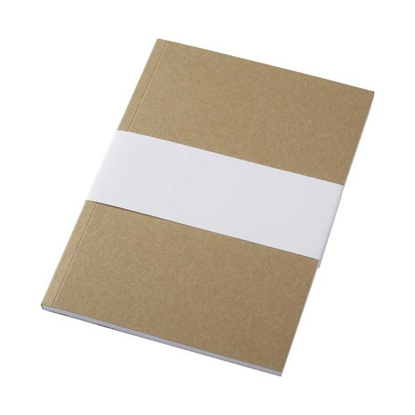 Carnet A5 à couverture souple recyclée en kraft Novella Austen avec 50 feuilles  Personnalisable | BCM Goodies - 3