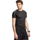 T-Shirt Homme personnalisable 140 gr avec bandes réfléchissantes – Support textile pour communication d’entreprise – BCM Goodies