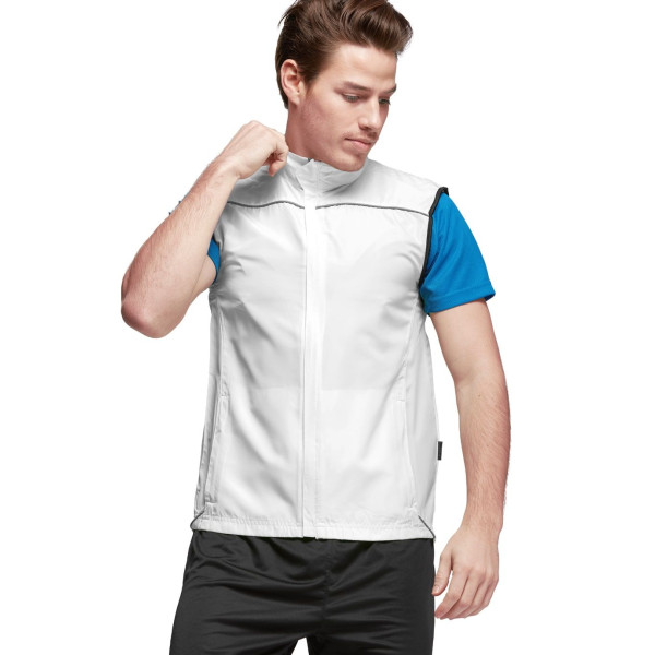 Coupe-Vent Running Zippé Sans Manches Personnalisable pour Entreprises – Textile Publicitaire BCM Goodies