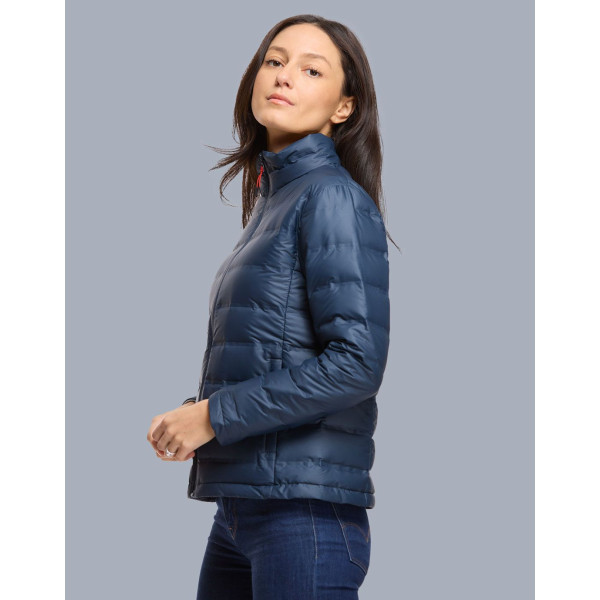 Doudoune femme imperméable 90% duvet personnalisable pour communication B2B – BCM Goodies