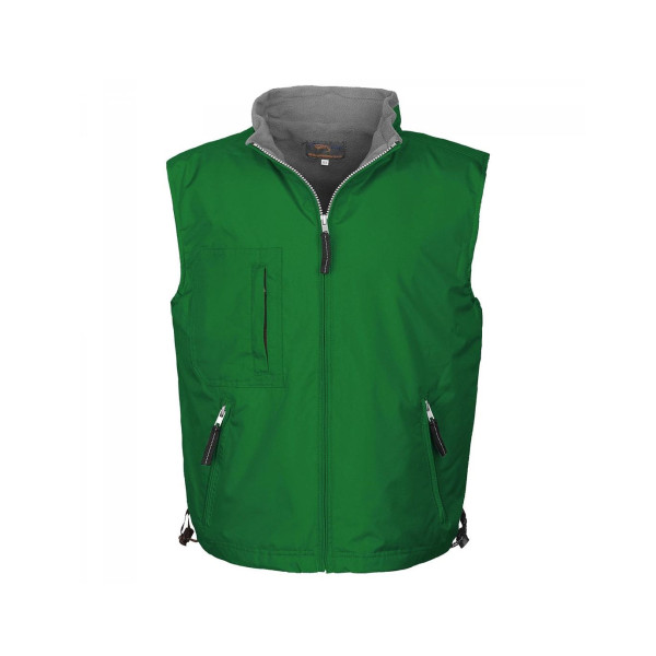 Bodywarmer 3 poches zippées personnalisable – Textile publicitaire pour entreprises et associations