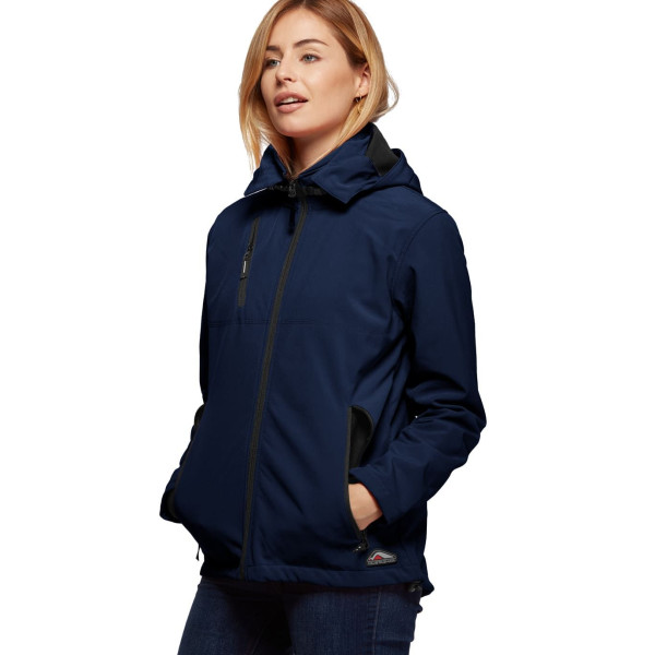 Blouson Softshell Femme 3 poches personnalisable pour entreprises – Textile publicitaire et objet promotionnel BCM Goodies