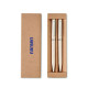Set de stylo paille de blé/ABS PEAT Personnalisable | BCM Goodies