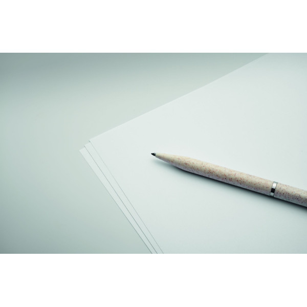 Set de stylo paille de blé/ABS PEAT Personnalisable | BCM Goodies