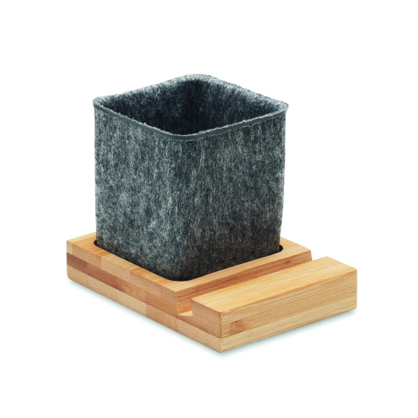 Pot à crayons en feutre RPET OROSTAN Personnalisable | BCM Goodies