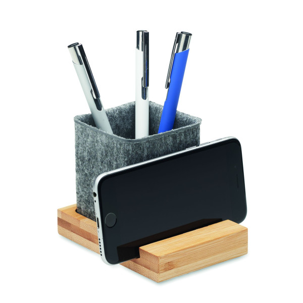 Pot à crayons en feutre RPET OROSTAN Personnalisable | BCM Goodies