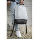 Sac à dos anti-vol 16L en RPET certifié GRS avec housse ordinateur 15" et poches RFID - BCM Goodies