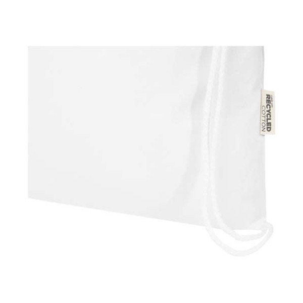 Le sac avec cordon de serrage Oregon Blend en coton recyclé et RPET est un cadeau idéal pour promouvoir votre marque. Fabriqué d