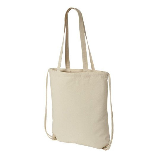 Sac à dos en coton 240 g/m² avec cordon de serrage Eliza 6L - Accessoire polyvalent et pratique pour étudiants et voyageurs