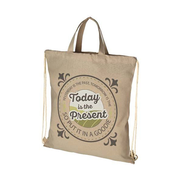 Sac à dos écologique en coton et polyester recyclé 6L - BCM Goodies
