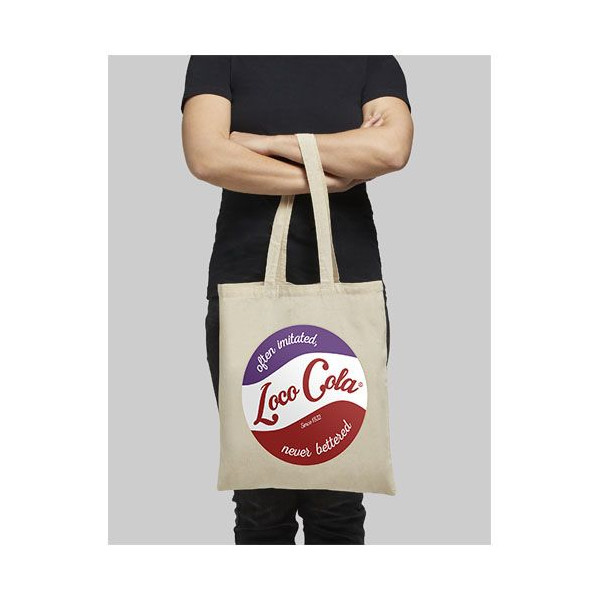 Sac shopping coton Madras 140 gr/m² 7L certifié OEKO-Tex - BCM Goodies