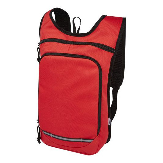 Sac à dos Trails RPET GRS 6,5 L pour l'extérieur - Tissu recyclé hydrofuge - Poche à eau compatible - Confort optimal - Vis