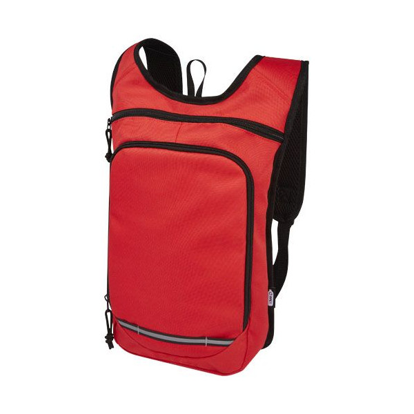 Sac à dos Trails RPET GRS 6,5 L pour l'extérieur - Tissu recyclé hydrofuge - Poche à eau compatible - Confort optimal - Vis