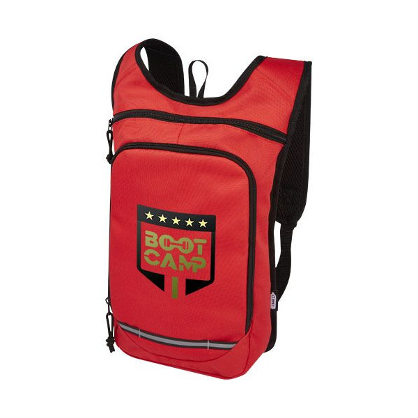 Sac à dos Trails RPET GRS 6,5 L pour l'extérieur - Tissu recyclé hydrofuge - Poche à eau compatible - Confort optimal - Vis