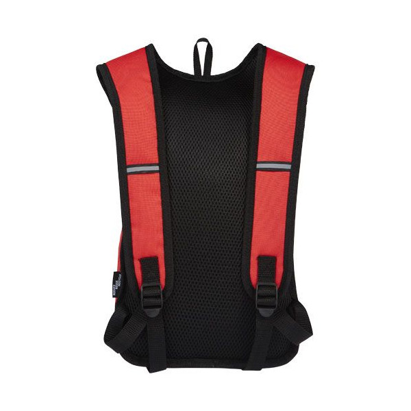 Sac à dos Trails RPET GRS 6,5 L pour l'extérieur - Tissu recyclé hydrofuge - Poche à eau compatible - Confort optimal - Vis