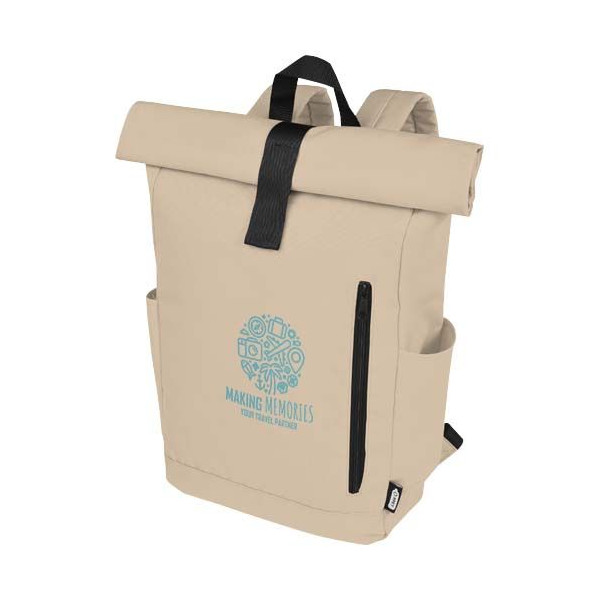Sac à dos Byron 18L en RPET GRS 15,6 avec compartiment pour ordinateur portable 15,6 pouces